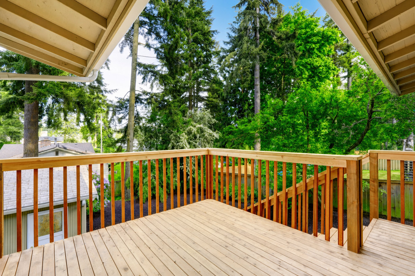 Deck railing installation